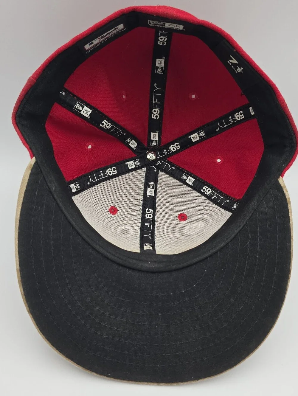 New Era 59Fifty Camo Bill Los Angeles Angels Fitted Hat Size 7 1/8